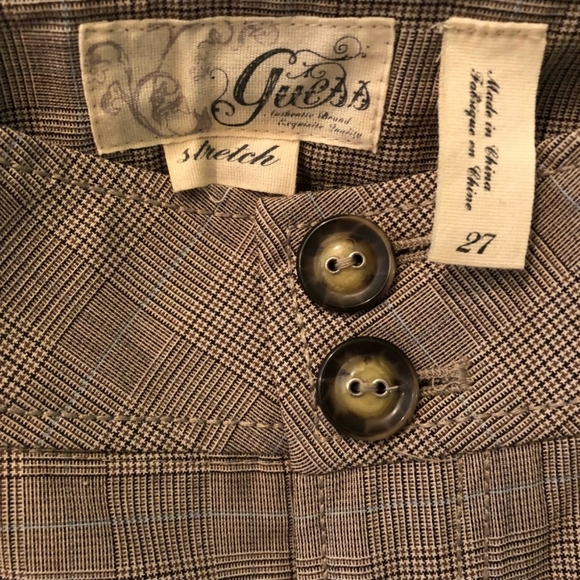 Guess Plaid Bermuda Shorts - Picture 3 of 7